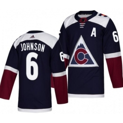 Men 6 Johnson Adidas Navy Jersey