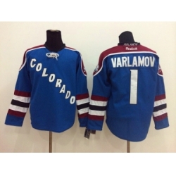 NHL Colorado Avalanche #1 varlamov Blue jerseys