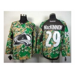 NHL Jerseys Colorado Avalanche #29 Mackinnon Camo Jerseys