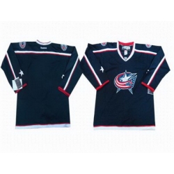 Columbus Blue Jackets blank blue jerseys