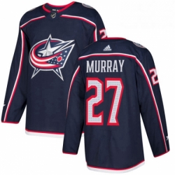 Mens Adidas Columbus Blue Jackets 27 Ryan Murray Premier Navy Blue Home NHL Jersey 