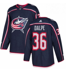 Mens Adidas Columbus Blue Jackets 36 Zac Dalpe Premier Navy Blue Home NHL Jersey 