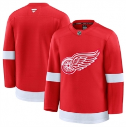 Men Detroit Red Wings Blank Red 2024 25 Home Stitched Hockey Jersey