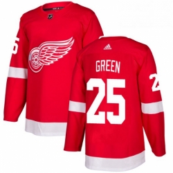 Mens Adidas Detroit Red Wings 25 Mike Green Premier Red Home NHL Jersey 