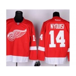 NHL Jerseys Detroit Red Wings #14 NYQUISI CCM Throwback red