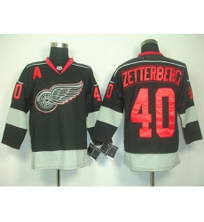 nhl detoit red wings #40 zetterberg black A patch