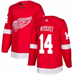 Youth Adidas Detroit Red Wings 14 Gustav Nyquist Premier Red Home NHL Jersey 