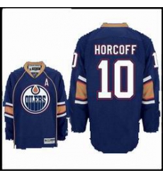 RBK Edmonton Oilers #10 HORCOFF jerseys navy Jerseys