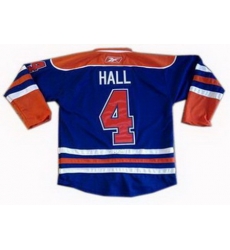 kids Edmonton Oilers 4 Taylor Hall LT Blue Jerseys