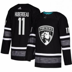 Mens Adidas Florida Panthers 11 Jonathan Huberdeau Black 2019 All Star Game Parley Authentic Stitched NHL Jersey 