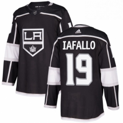 Mens Adidas Los Angeles Kings 19 Alex Iafallo Premier Black Home NHL Jersey 