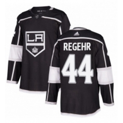 Mens Adidas Los Angeles Kings 44 Robyn Regehr Premier Black Home NHL Jersey 