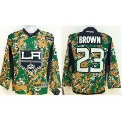 Kids Los Angeles Kings 23 Dustin Brown Camo NHL Jerseys