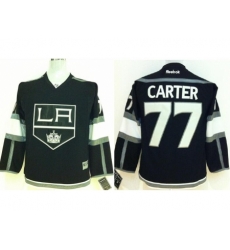 Kids Los Angeles Kings 77 Jeff Carter Black NHL Jerseys