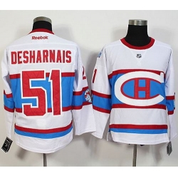 Montreal Canadiens #51 Desharnais White New CH Stitched NHL Jersey