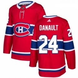 Youth Adidas Montreal Canadiens 24 Phillip Danault Authentic Red Home NHL Jersey 