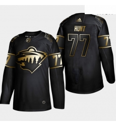 Wild 77 Brad Hunt Black Gold Adidas Jersey