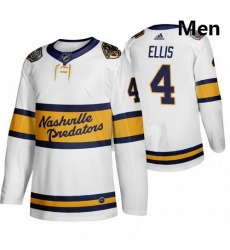 Predators 4 Ryan Ellis White 2020 Winter Classic Adidas Jersey