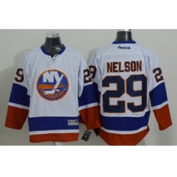 NHL New York Islanders #29 Brock Nelson white jerseys