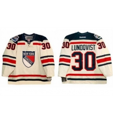 Men New York Rangers 30 Henrik Lundqvist 2012  27Winter Classic 27 Stitched Hockey Jersey