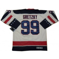 New York Rangers #99 wayne gretzky cream ice hockey jerseys