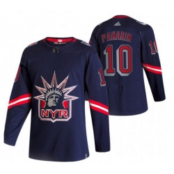 Women New York Rangers 10 Artemi Panarin Navy Adidas 2020 21 Reverse Retro Alternate NHL Jersey