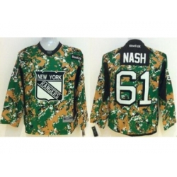 Kids New York Rangers 61 Rick Nash Camo NHL Jerseys