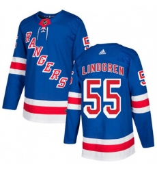 Youth New York Rangers 55 Ryan Lindgren Royal Stitched Jersey