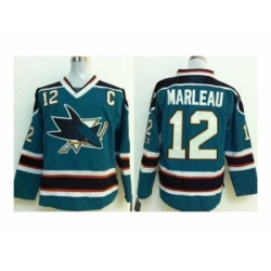 NHL Jerseys San Jose Sharks #12 Marleau blue[2014 new][patch C]