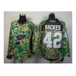 NHL Jerseys St. Louis Blues #42 Backes Camo Jerseys