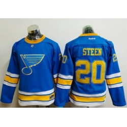 Blues #20 Alexander Steen Light Blue 2017 Winter Classic Womens Stitched NHL Jersey