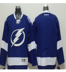 Tampa Bay Lightning Blank Blue Stitched NHL Jersey