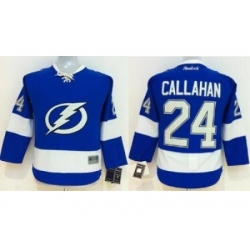 Women Tampa Bay Lightning #24 Ryan Callahan Blue NHL Jersey