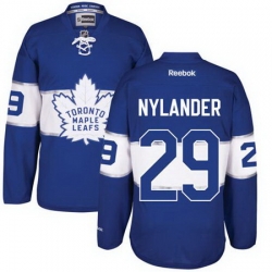 Maple Leafs #29 William Nylander Royal Centennial Classic Stitched NHL Jersey