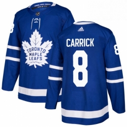 Mens Adidas Toronto Maple Leafs 8 Connor Carrick Premier Royal Blue Home NHL Jersey 