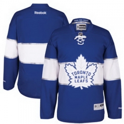 Mens Toronto Maple Leafs Reebok Blue 2017 Centennial Classic Premier Blank Jersey