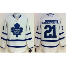 Toronto Maple Leafs 21 James Van Riemsdyk White Stitched NHL Jersey