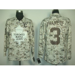 Toronto Maple Leafs #3 Dion Phaneuf Camouflage Jersey