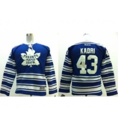 Kids Toronto Maple Leafs 43 Nazem Kadri 2014 Winter Classic Blue NHL Jersey