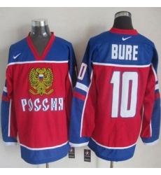 Vancouver Canucks #10 Pavel Bure Red Blue Nike Throwback Stitched NHL Jersey