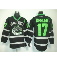 nhl vancouver canucks #17 kesler black A patch