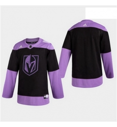 Men Golden Knights Hockey Fights Cancer Blank Practice Jersey