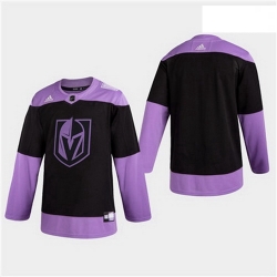 Men Golden Knights Hockey Fights Cancer Blank Practice Jersey