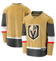 Men Vegas Golden Knights Fanatics Branded Gold 2020 21 Alternate Premier Breakaway Jersey