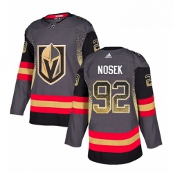 Mens Adidas Vegas Golden Knights 92 Tomas Nosek Authentic Black Drift Fashion NHL Jersey 