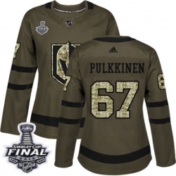 womens teemu pulkkinen vegas golden knights jersey green adidas 67 nhl 2018 stanley cup final authentic salute to service