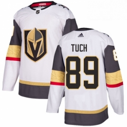 Youth Adidas Vegas Golden Knights 89 Alex Tuch Authentic White Away NHL Jersey 