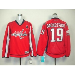 Women Washington Capitals #19 BACKSTROM red jerseys