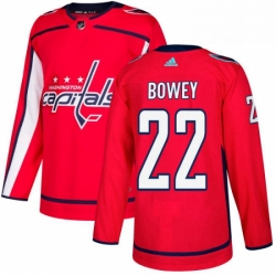 Youth Adidas Washington Capitals 22 Madison Bowey Premier Red Home NHL Jersey 