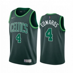 Men Boston Celtics 4 Carsen Edwards Green NBA Swingman 2020 21 Earned Edition Jersey